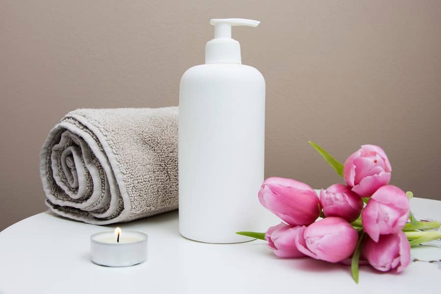 Toallas y flores de spa