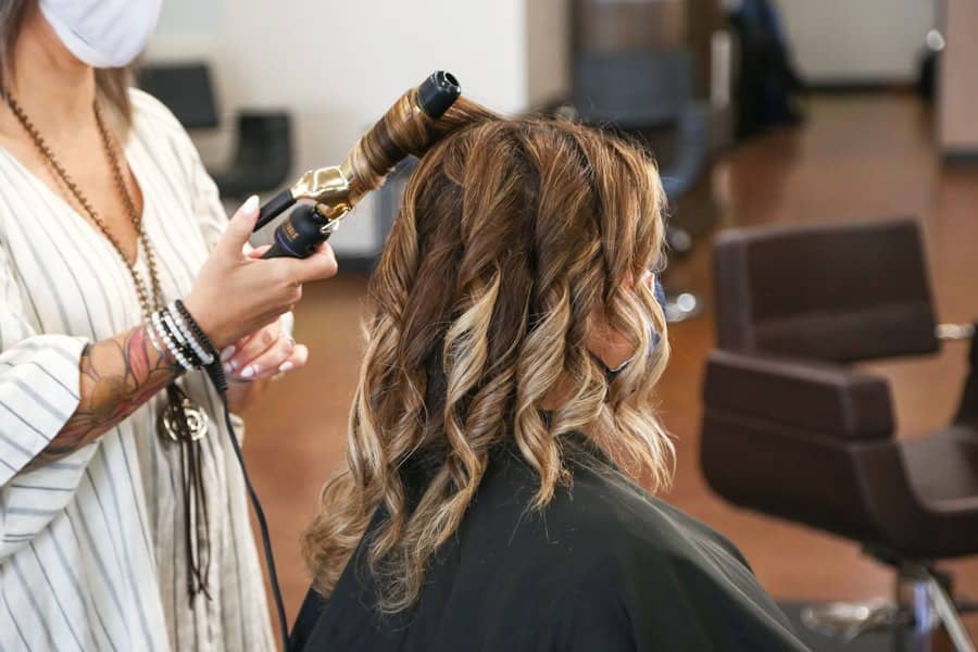 Resultado de balayage rubio ceniza